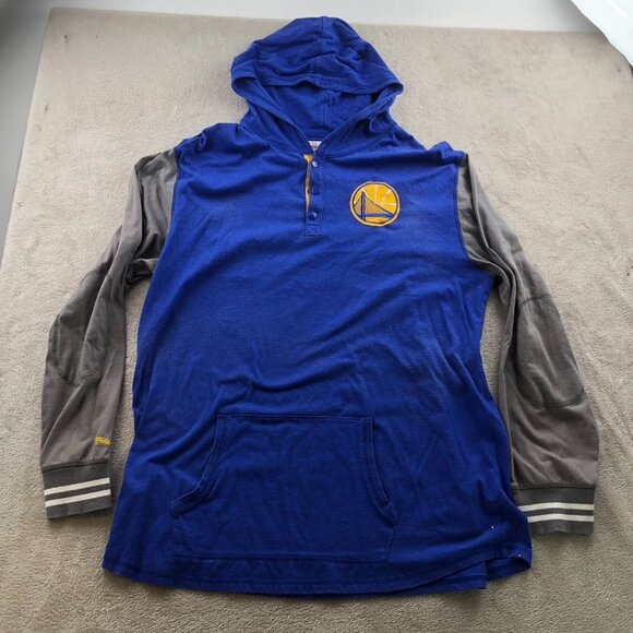 Golden State Warriors Hoodie Sze 3XL Blue Basketball Varsity - Picture 12 of 13